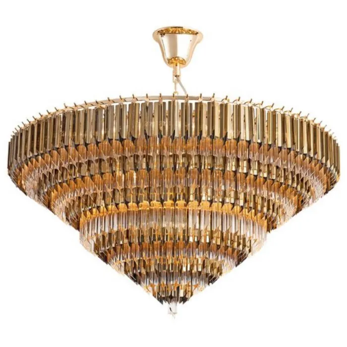 Подвесной светильник Divinare Frizzante 1683/01 LM-16 Цвет плафонов золото Цвет арматуры золото от ImperiumLoft