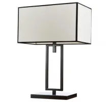 Настольная лампа декоративная Divinare Porta 5933/01 TL-1 Цвет арматуры коричневый Цвет плафонов кремовый