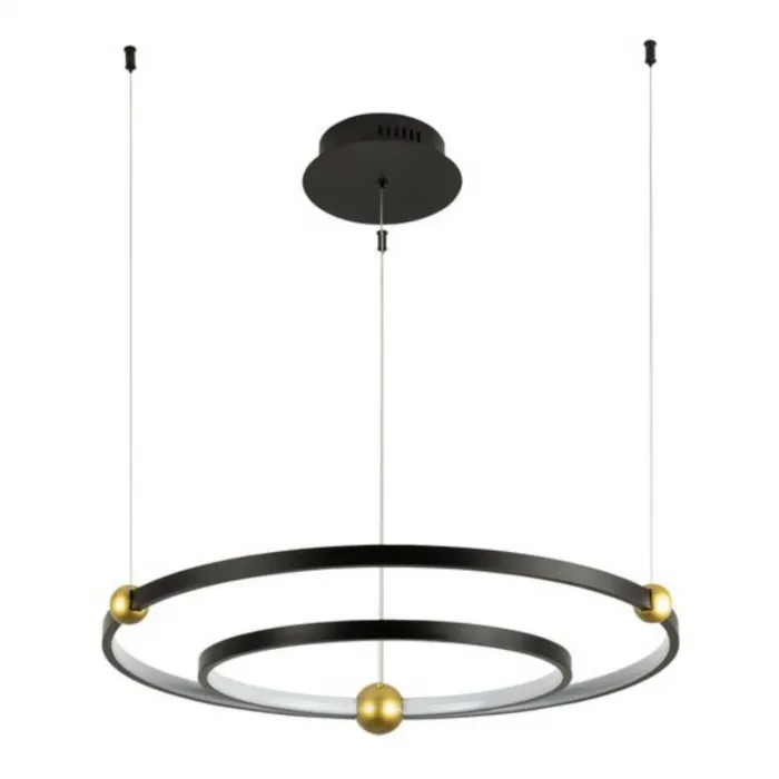 Подвесной светильник Divinare Amadeo 1123/04 SP-65 Цвет плафонов черный Цвет арматуры черный от ImperiumLoft