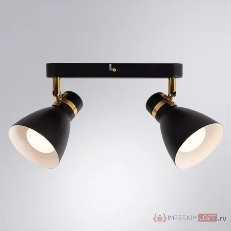 Спот Arte Lamp FAFNIR A5047PL-2BK от ImperiumLoft
