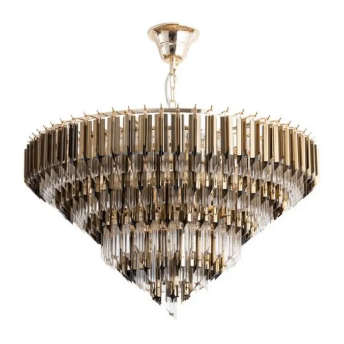 Подвесной светильник Divinare Frizzante 1683/01 LM-10 Цвет плафонов золото Цвет арматуры золото от ImperiumLoft