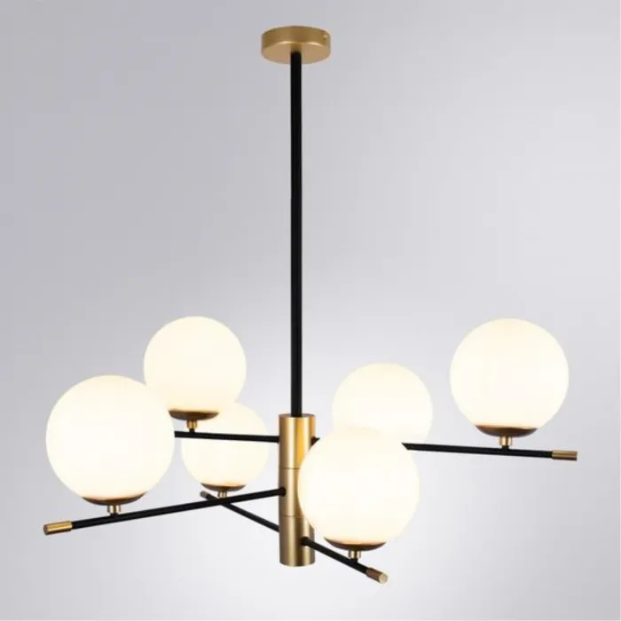 Люстра на штанге Arte Lamp ARKAB A2225LM-6BK от ImperiumLoft