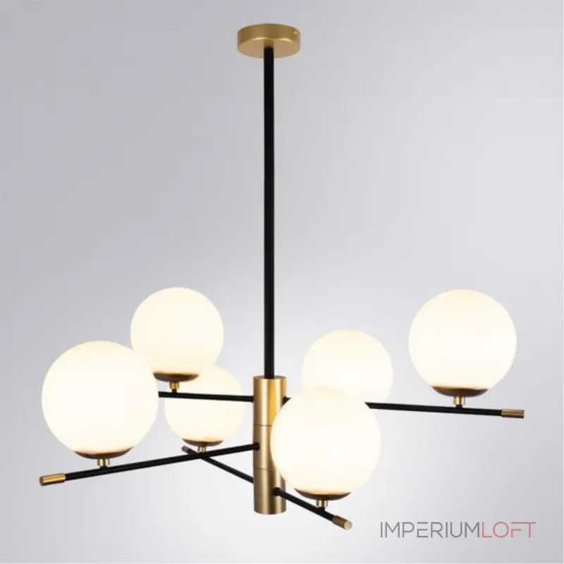 Люстра на штанге Arte Lamp ARKAB A2225LM-6BK
