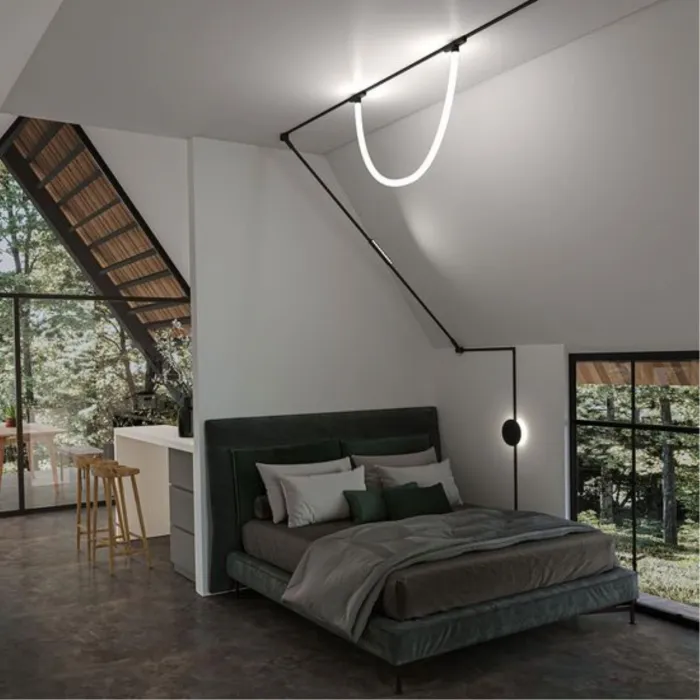 Магнитный трековый светильник Arte Lamp RAPID A6167PL-1BK от ImperiumLoft