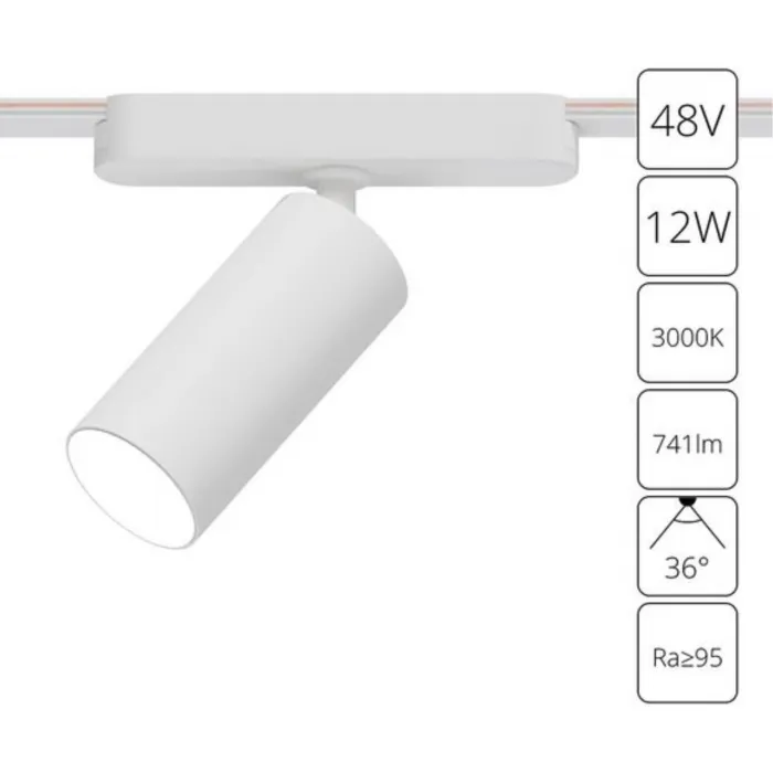 Магнитный трековый светильник Arte Lamp RAPID A1158PL-1WH от ImperiumLoft