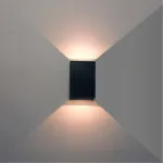 Фасадный светильник Arte Lamp ALGOL A2750AL-2BK