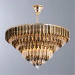 Подвесной светильник Divinare Frizzante 1683/01 LM-10 Цвет плафонов золото Цвет арматуры золото от ImperiumLoft