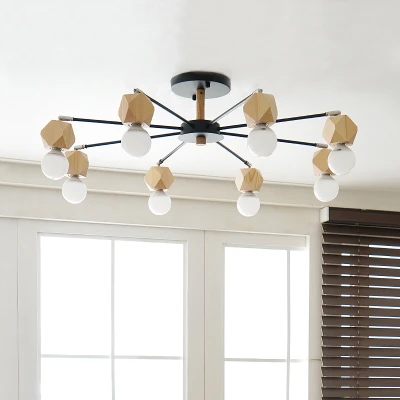 Потолочная люстра JX D90 Black