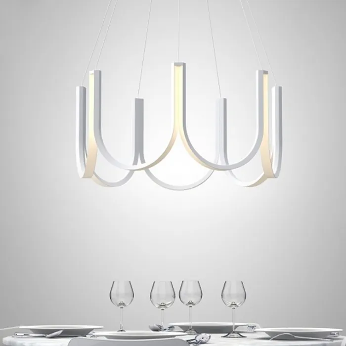 Подвесная люстра U-SERIES for Arpel D80 White от ImperiumLoft