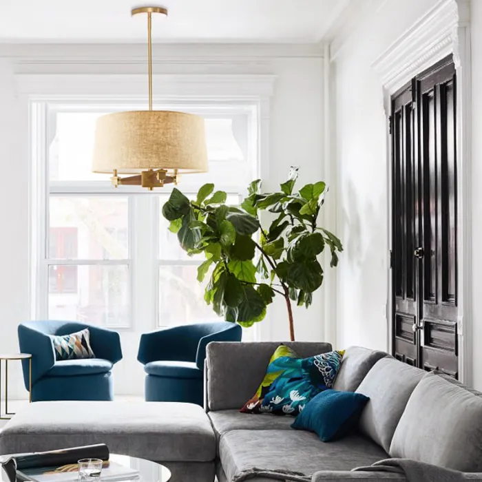 Люстра на штанге Jorgenson Beige от ImperiumLoft
