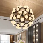 Подвесная люстра MESH D75 Gold от ImperiumLoft