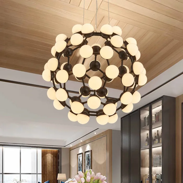 Подвесная люстра MESH D75 Gold от ImperiumLoft