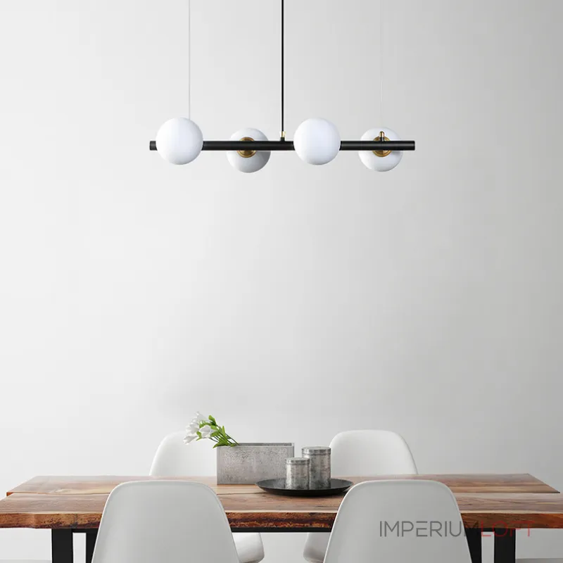 Подвесной реечный светильник HAKON L Черный от ImperiumLoft