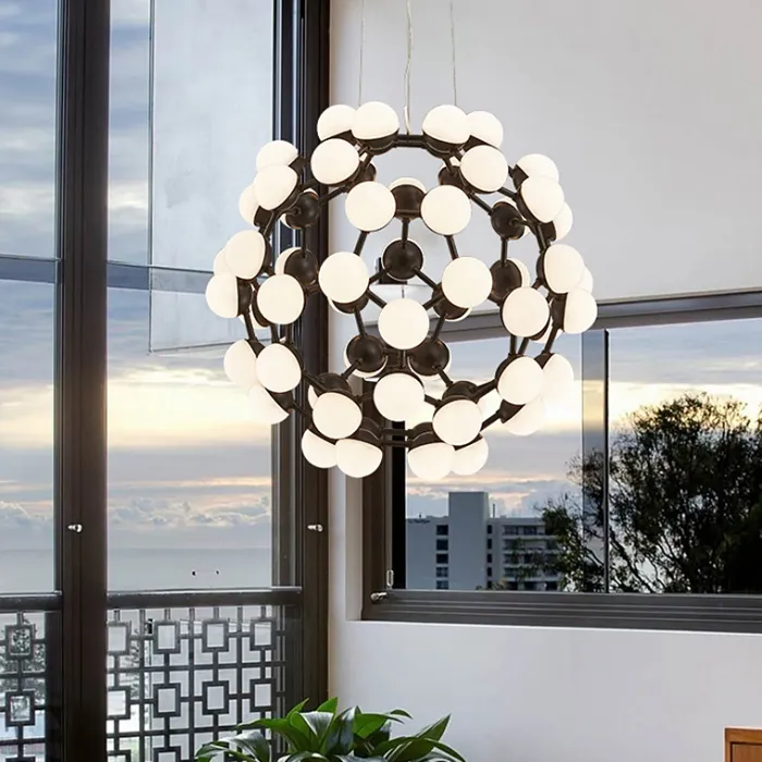 Подвесная люстра MESH D75 Gold от ImperiumLoft
