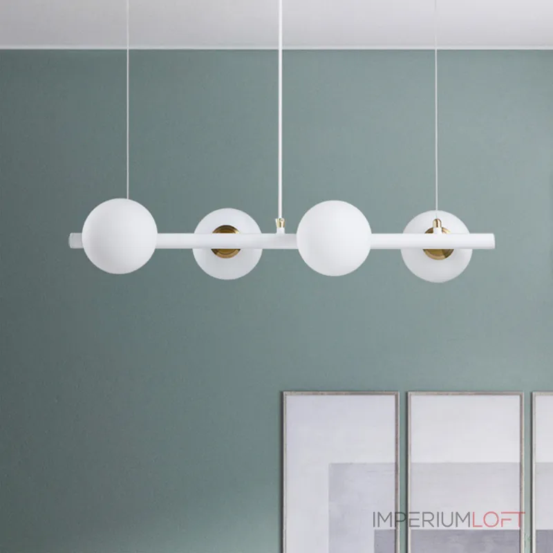 Подвесной реечный светильник HAKON L Белый от ImperiumLoft Подвесной реечный светильник HAKON L Белый от ImperiumLoft