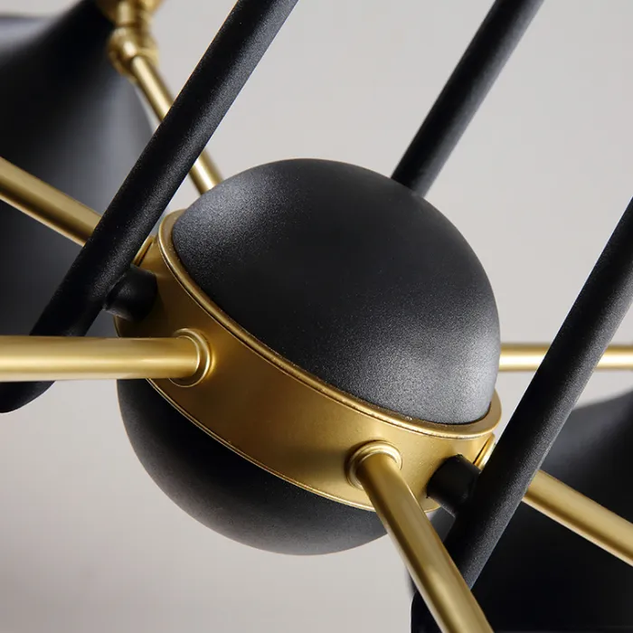 Подвесная люстра TRUMPET D52 Black от ImperiumLoft