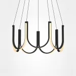 Подвесная люстра U-SERIES for Arpel D100 Black от ImperiumLoft