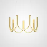 Подвесная люстра U-SERIES for Arpel D80 Gold от ImperiumLoft