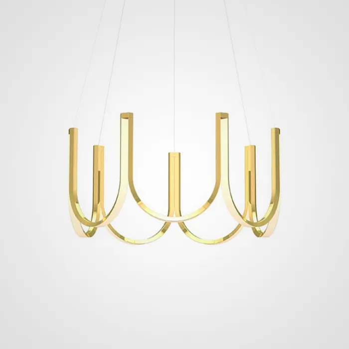 Подвесная люстра U-SERIES for Arpel D80 Gold от ImperiumLoft