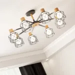 Потолочная люстра CORF B3 Black 3 lamps от ImperiumLoft
