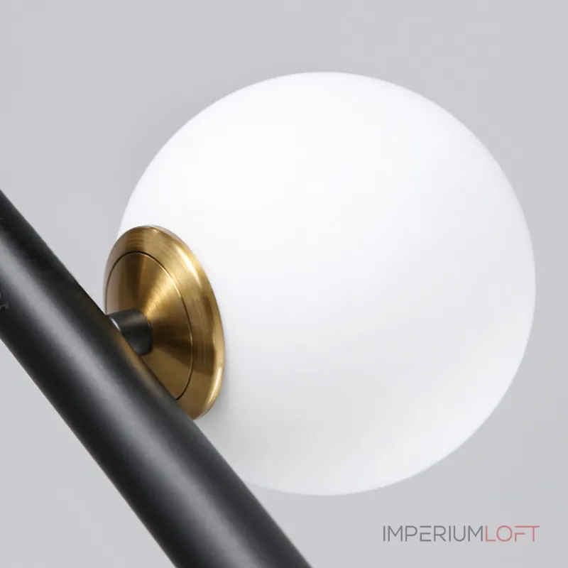 Подвесной реечный светильник HAKON L Черный от ImperiumLoft