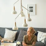 Люстра на штанге OPLAND CH D37 White от ImperiumLoft