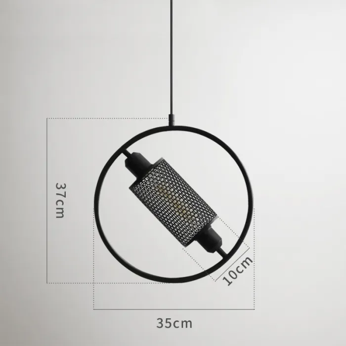Подвесной светильник RESIST L35 Black от ImperiumLoft