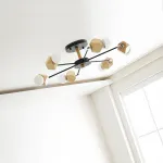 Люстра на штанге JX D90 Black от ImperiumLoft