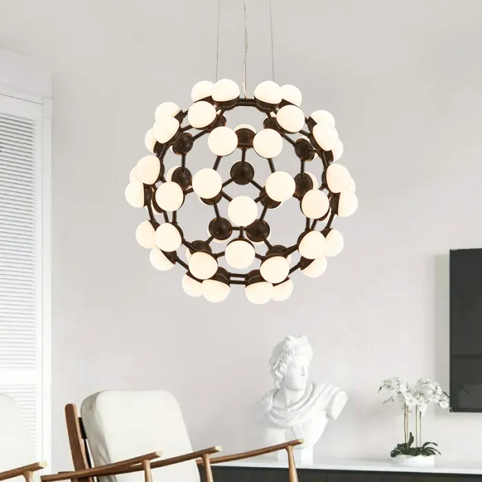 Подвесная люстра MESH D75 Gold от ImperiumLoft
