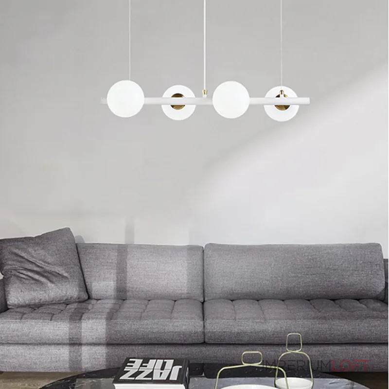 Подвесной реечный светильник HAKON L Белый от ImperiumLoft Подвесной реечный светильник HAKON L Белый от ImperiumLoft