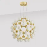 Подвесная люстра MESH D75 Gold от ImperiumLoft