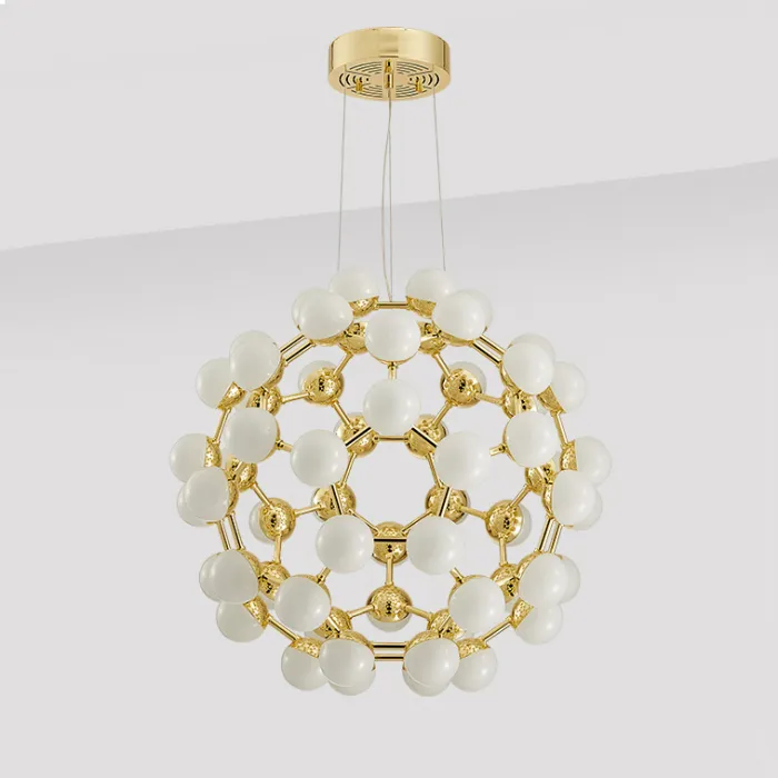 Подвесная люстра MESH D75 Gold от ImperiumLoft