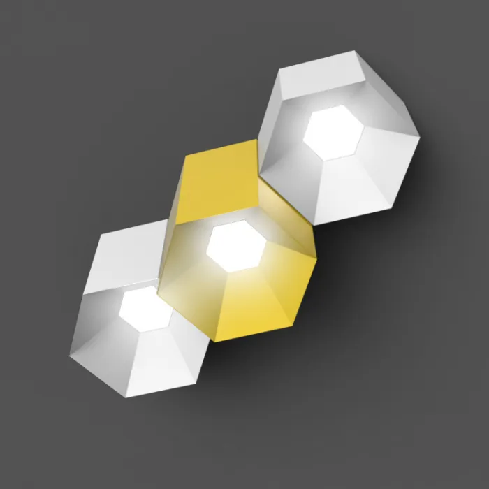 Потолочный светильник HEXAGON B H15 Blue от ImperiumLoft
