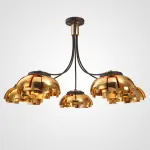 Люстра на штанге GRADE D105 5 lamps Gold от ImperiumLoft