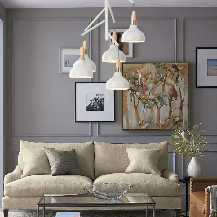 Люстра на штанге OPLAND CH D37 White от ImperiumLoft