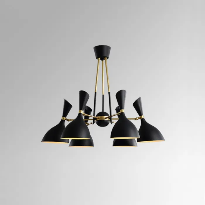 Подвесная люстра TRUMPET D70 Black от ImperiumLoft