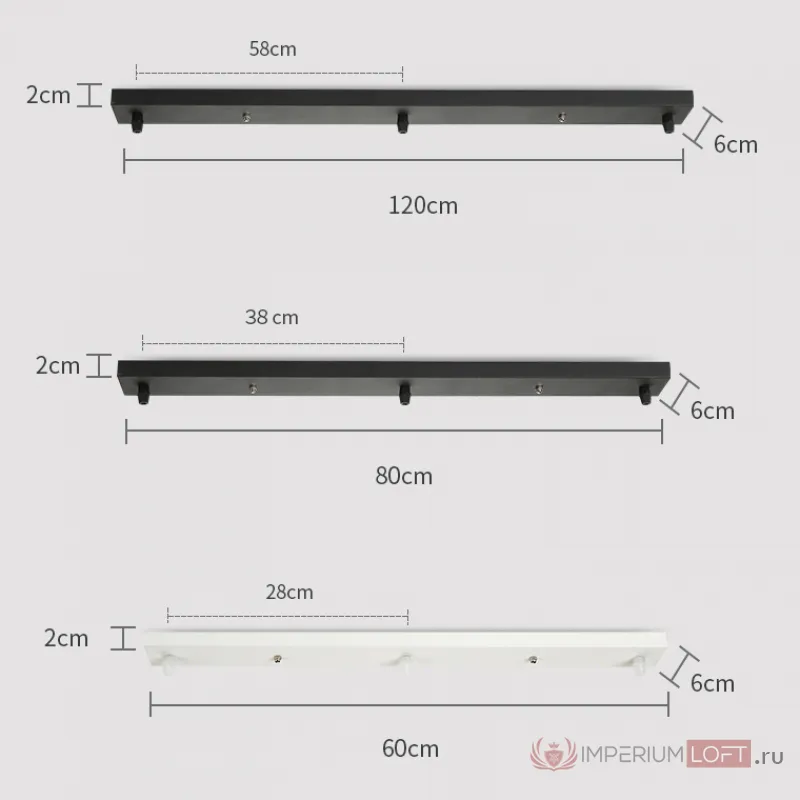 Потолочное крепление CEILING MOUNT 11 от ImperiumLoft