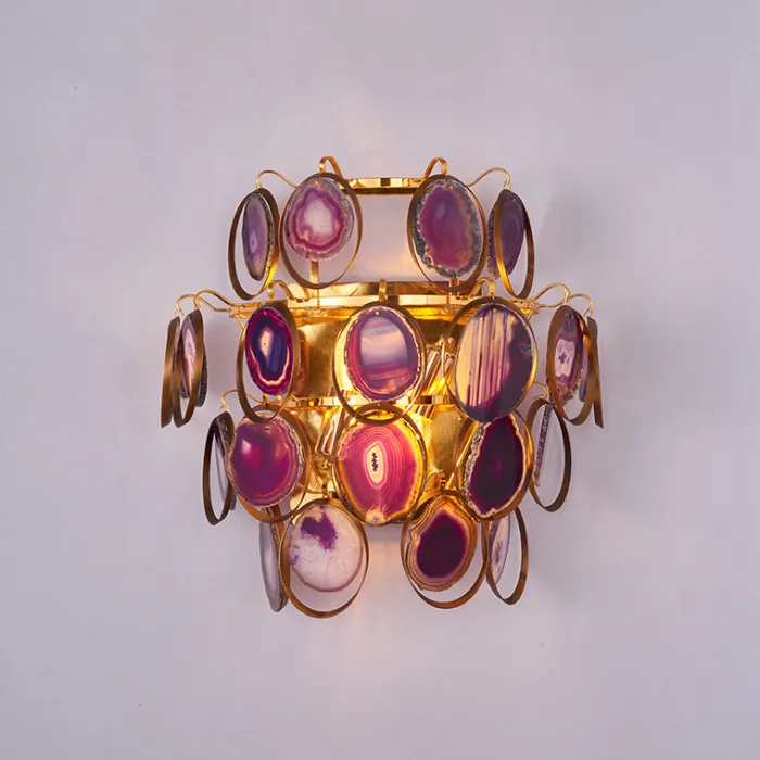 Бра AGATE WALL Purple от ImperiumLoft