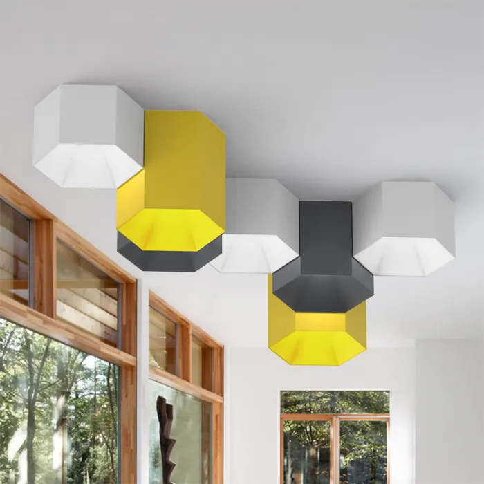 Потолочный светильник HEXAGON B H15 Blue от ImperiumLoft