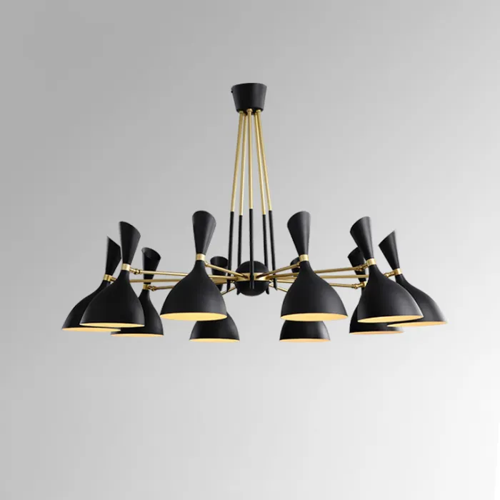 Подвесная люстра TRUMPET D125 Black от ImperiumLoft