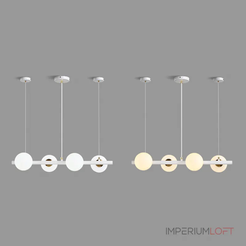 Подвесной реечный светильник HAKON L Белый от ImperiumLoft Подвесной реечный светильник HAKON L Белый от ImperiumLoft