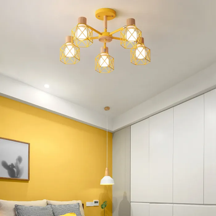 Потолочная люстра CORF B3 Black 3 lamps от ImperiumLoft