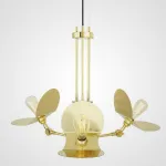 Подвесная люстра Emioni Chandelier Polished Brass от ImperiumLoft