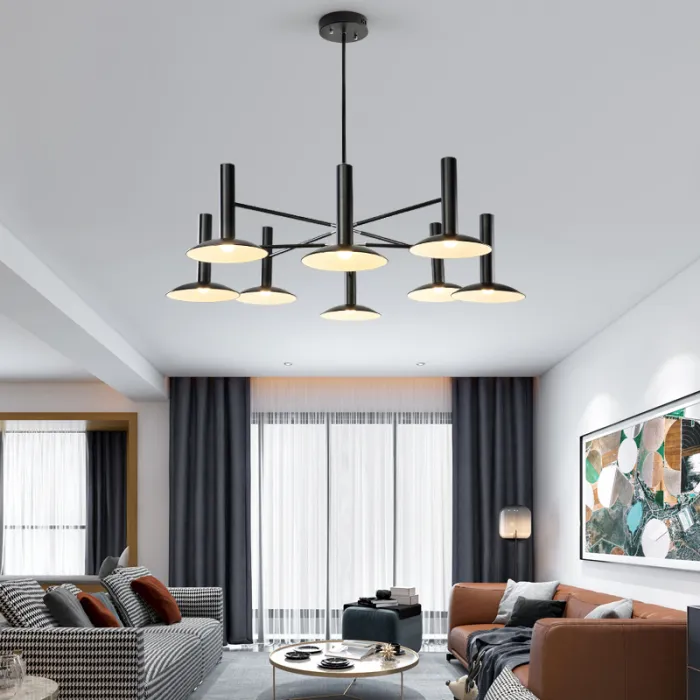 Подвесная люстра TAU L3 Black от ImperiumLoft