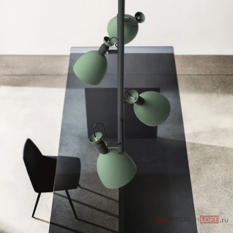 Подвесной реечный светильник LONG Blue от ImperiumLoft