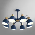 Потолочная люстр на штанге ROLLA 8 bilberry от ImperiumLoft