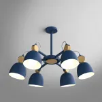 Потолочная люстр на штанге ROLLA 6 bilberry от ImperiumLoft