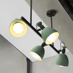 Подвесной реечный светильник LONG Green от ImperiumLoft