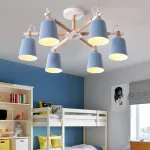 Люстра на штанге VARDA 8 lamps Grey от ImperiumLoft