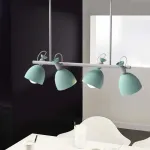 Подвесной реечный светильник LONG Green от ImperiumLoft